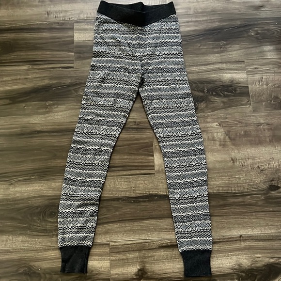 Roots cabin jogger in fair isle print NWOT - Picture 1 of 5
